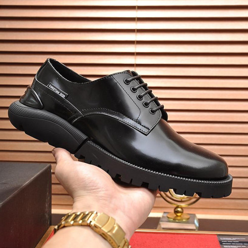 Dior Men Shoes Derby Design Luxury Brand with Original Box Formal Dress Shoes