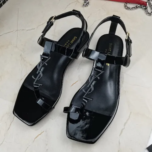Yves Saint Laurent YSL Women Shoes Sandals Slippers Luxury Brand Genuine Leather Sole Womens Slippers with Original Box