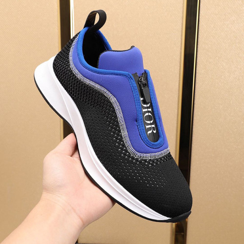 Dior Men Shoes Sneakers Casual Luxury Brand Slip On Breathable Mens Sneakers