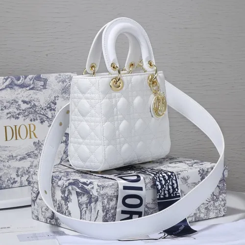 Dior Womens Bags Handbags Luxury Fashion LADY DIOR D-LITE BAG with Original Box