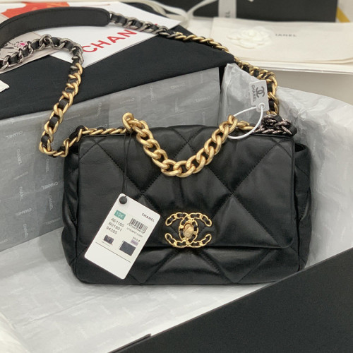 Chanel Womens Bags Shoulder Messenger Bags Chanel 19 Flap Bag Luxury Brand with Original Box