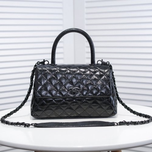 Chanel Womens Bags Flap Bag with Top Handle