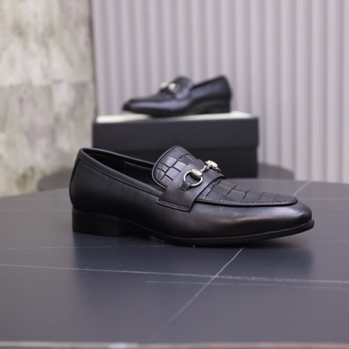 Gucci Mens Shoes Leather Design Luxury Brand Business Dress Shoes for Men with Original Box