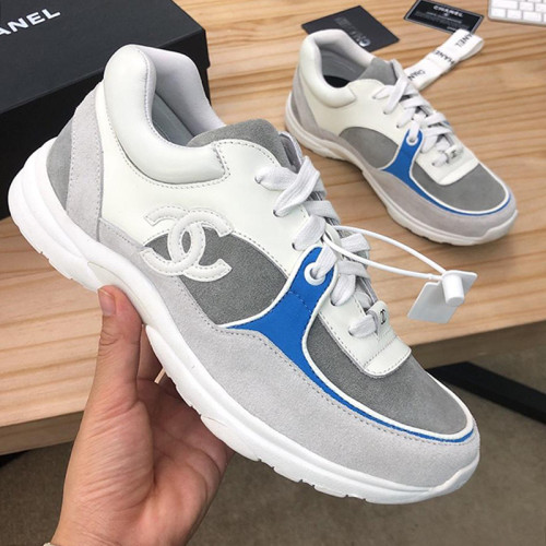 Chanel Mens Shoes Sneakers Luxury Brand Sports Shoes Breathable Design with Original Box