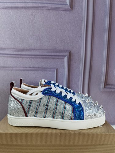Christian Louboutin Mens Shoes Sneakers Luxury Brand Red Bottom Design Sports Footwears