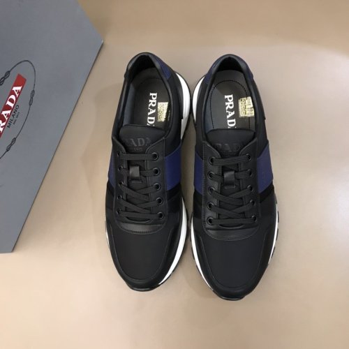 Prada Mens Shoes Sneakers Casual Shoes for Men Luxury Brand Breathable Fashion Sneakers with Original Box