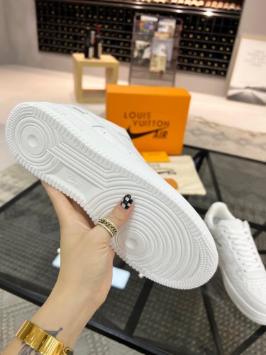 Louis Vuitton Men Shoes Fashion Sneakers Design Luxury Brand LVXNIKE Air Force Sneakers with Original Box