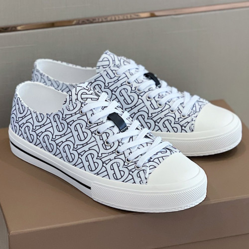 Burberry Men Shoes Fashion Luxury Brand Vintage Cotton Sneaker Casual Shoes for Men with Original Box