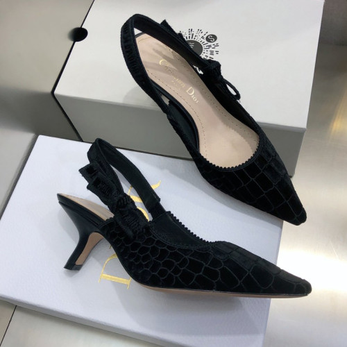 Dior Womens Shoes Sandals Fashion Pumps Luxury Brand D-Doll Quake Oblique J'ADIOR PUMP with Original Box