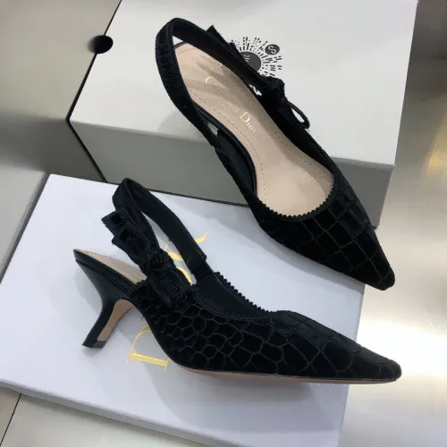 Dior Womens Shoes Sandals Fashion Pumps Luxury Brand D-Doll Quake Oblique J'ADIOR PUMP with Original Box