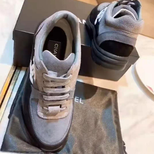 Chanel Men Shoes Sneakers Fashion Design Luxury Brand Lace-Up Sports Shoes with Original Box