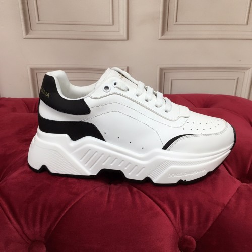 Dolce&Gabbana Men Shoes Sneakers Luxury Brand Mixed-material Daymaster sneakers with DG logo CS1941AQ7098B706