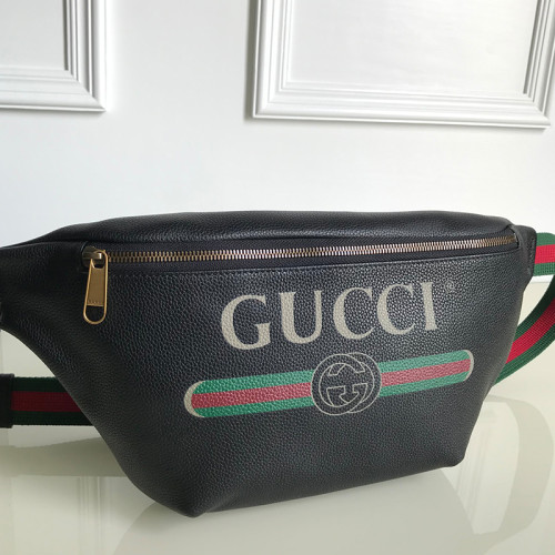 Gucci Mens Womens Bags Leather Design Luxury Brand GG Waist Belts Bags 493869 with Original Box