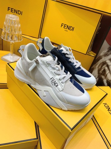 Fendi Mens Shoes Fashion Sneakers Luxury Brand Casual Fendi Flow Low-Top Sneakers Shoes for Men with Original Box