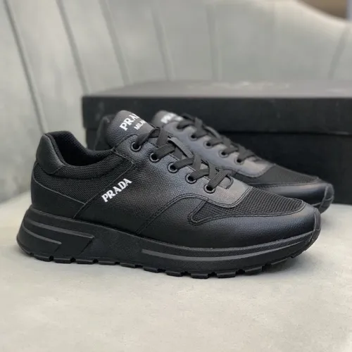 Prada Mens Shoes Sneakers Casual Shoes for Men Luxury Brand Breathable Fashion Sneakers with Original Box