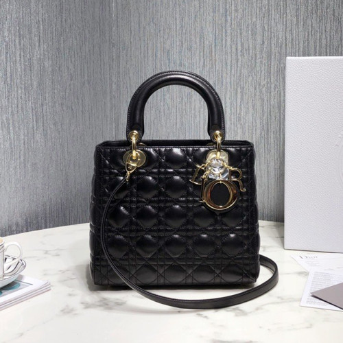Dior Womens Bags Handbags Luxury Fashion MEDIUM LADY D-LITE BAG with Original Box