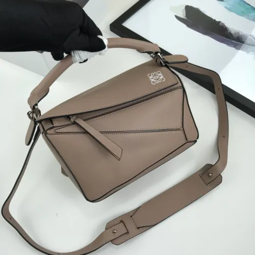Loewe Womens Bag Small Puzzle Bag in Soft Grained Calfskin