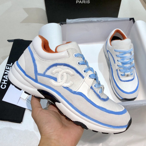Chanel Mens Shoes Sneakers Luxury Brand Sports Shoes Breathable Design with Original Box