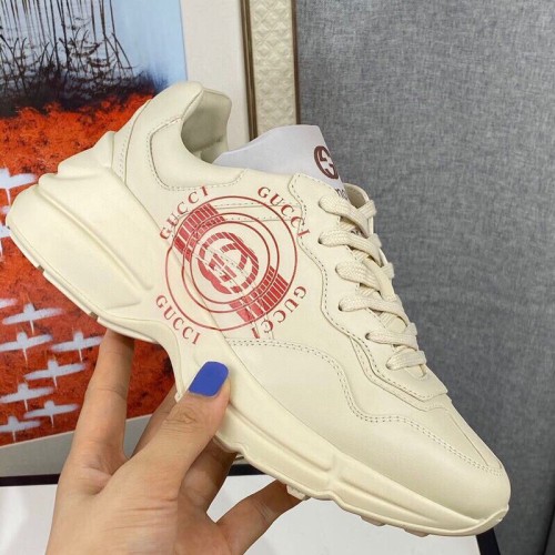 Gucci Womens Shoes Sneakers Fashion Type Luxury Brand Design Rhyton Sneaker with Original Box