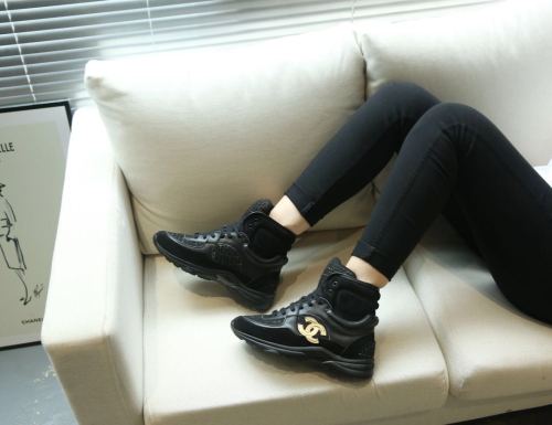 Chanel Women Shoes Sneakers Luxury Brand Design Boots