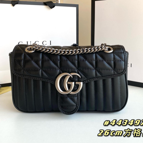 Gucci Womens Bags Shoulder Messenger Bag Luxury Brand Small GG Marmont bag with Original Box