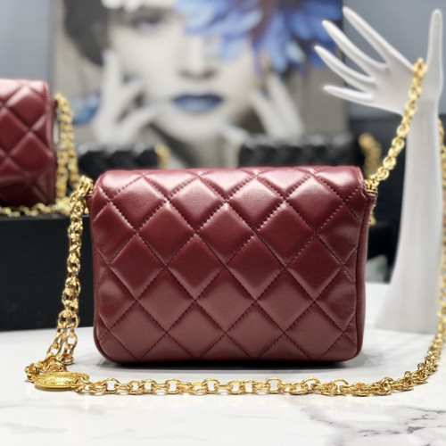 Chanel Womens Bags Crossbody Bag Flap Bag Lambskin & Gold-Tone Metal