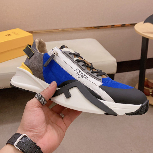 Fendi Mens Shoes Fashion Sneakers Luxury Brand Casual Shoes for Men with Original Box