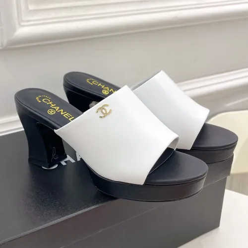 Chanel Womens Shoes Sandals Slippers Luxury Brand Design with Original Box Women Slippers 7cm Heel