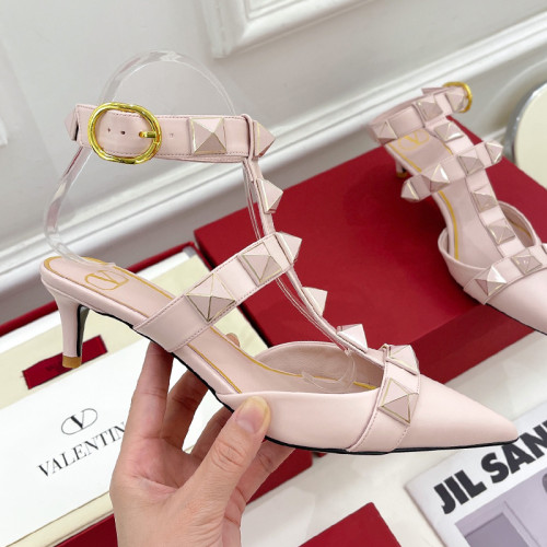 Valentino Women Shoes Mule Flip Flop Sandals ROMAN STUD SLIDE SANDAL IN QUILTED NAPPA with Original Box Luxury Brand 5cm Heel Design