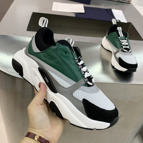Dior Mens Shoes Sneakers Luxury Brand Breathable Design B22 SNEAKER with Original Box