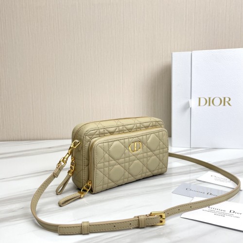 Dior Womens Bags Crossbody Bag DIOR CARO Womens Pouches Cosmetic Bags with Original Box
