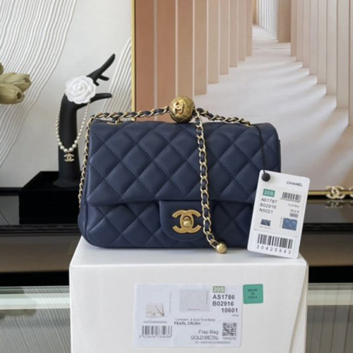 Chanel Womens Bags Crossbody Bag Classic Handbag CF Mini Luxury Brand with Original Box