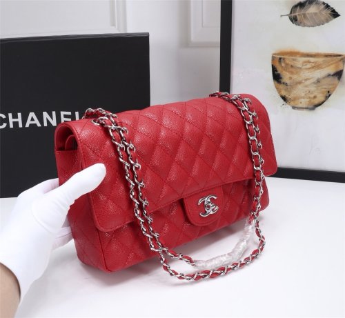 Chanel Womens Bags Crossbody Bag Classic CF Luxury Brand with Original Box