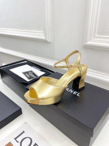 Chanel Womens Shoes Pumps Fashion Sandals Summer Design 7.5cm Heel Luxury Brand Design with Original Box