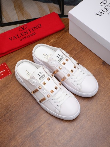Valentino Womens Shoes Fashion Design Luxury Brand OPEN SNEAKER WITH VLTN PRINT with Original Box WY0S0830BLUA01