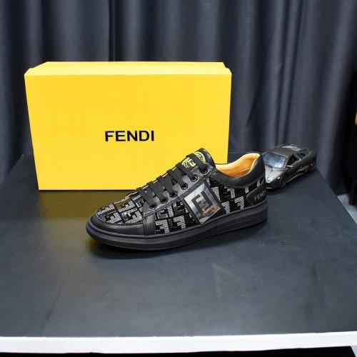 Fendi Mens Shoes Fashion Sneakers Luxury Brand Casual Shoes for Men with Original Box