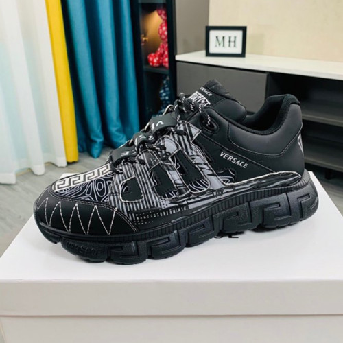 Versace Women Shoes Fashion Design Luxury Brand TRIGRECA SNEAKERS with Original Box