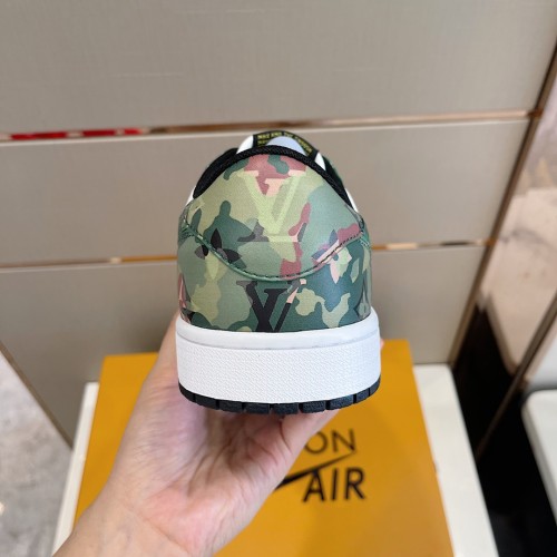 Louis Vuitton NIKE Men Shoes Fashion Sneakers Design Luxury Brand LVXNIKE Air Jordan Sneakers with Original Box