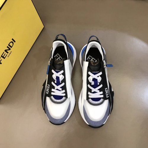 Fendi Mens Shoes Fashion Sneakers Luxury Brand Casual Shoes for Men with Original Box
