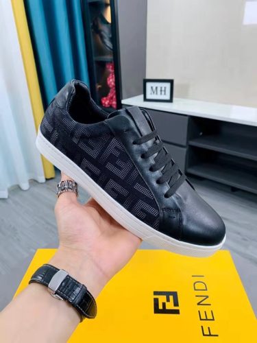 Fendi Mens Shoes Fashion Sneakers Luxury Brand Casual Shoes for Men with Original Box