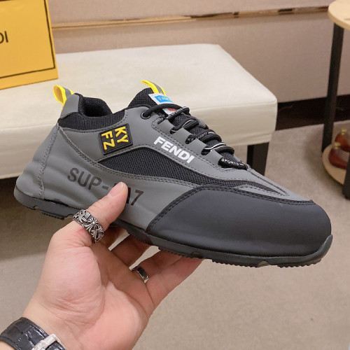 Fendi Mens Shoes Fashion Sneakers Luxury Brand Casual Shoes for Men with Original Box