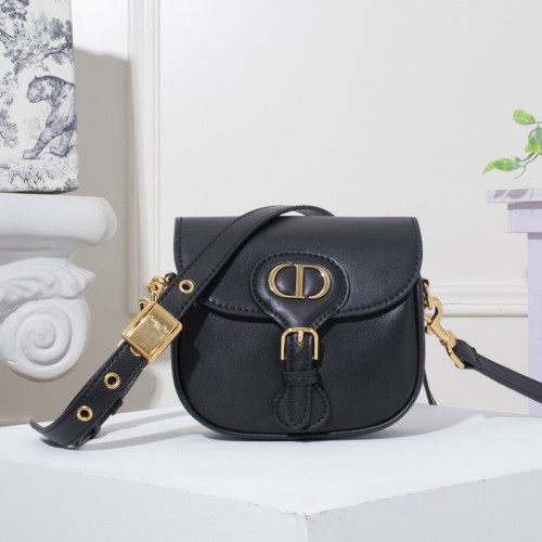 Dior Womens Bag Luxury Brand Design Fashion Type Small Dior Bobby Bag Black Box Calfskin