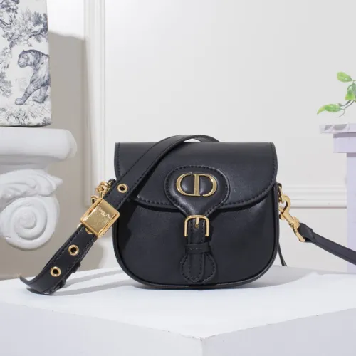 Dior Womens Bag Luxury Brand Design Fashion Type Small Dior Bobby Bag Black Box Calfskin