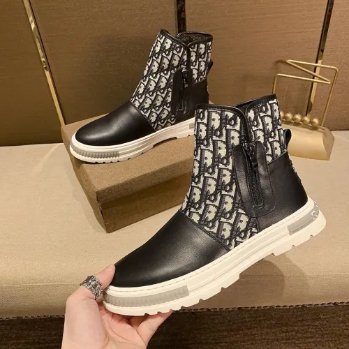 Dior Men Shoes Boots Fashion Design Luxury Brand Ankle Boots for Men with Original Box