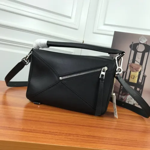 Loewe Womens Bag Small Puzzle Bag in Soft Grained Calfskin