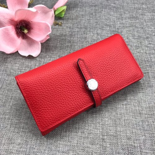 Hermes Womens Mens Wallets Purse Bag Clutch Leather Design Coin Bag with Original Box