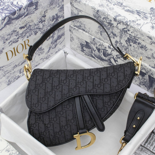 Dior Womens Bag Saddle Bag Luxury Brand Fashion Saddle Bag with Original Box
