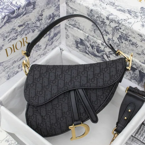 Dior Womens Bag Saddle Bag Luxury Brand Fashion Saddle Bag with Original Box