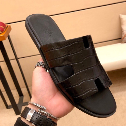 Hermes Mens Casual Shoes Fashion Sandals Slippers Luxury Brand with Original Box