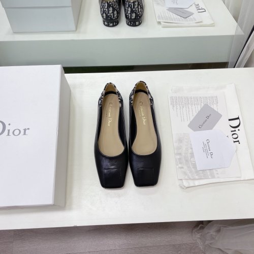 Dior Womens Shoes Sandals Fashion Pumps Luxury Brand D-Doll Flat PUMP with Original Box